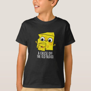 Camiseta Queijo Do Antigo Bloco Engraçado Comida Engraçado 