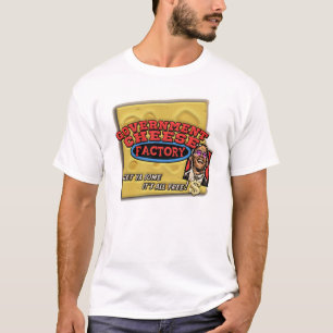 Camiseta queijo do governo