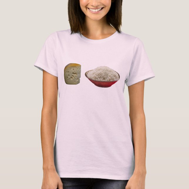 Camiseta queijo e arroz (Frente)