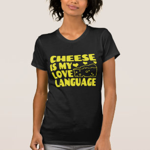 Camiseta Queijo é minha língua de amor - Chesse amado