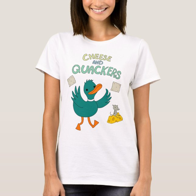 Camiseta Queijo e Quackers (Frente)
