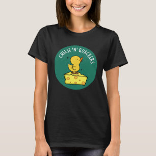 Camiseta Queijo E Quackers Engraçado Pum Escuro BG