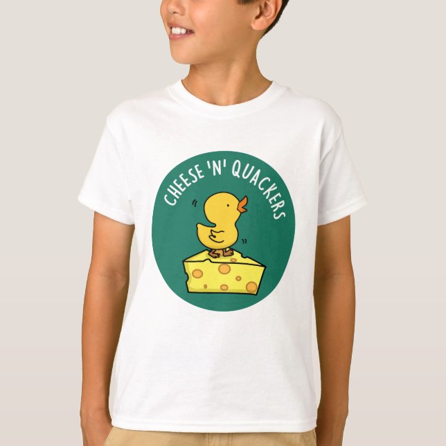 Camiseta Queijo E Quackers Engraçados Pum (Frente)