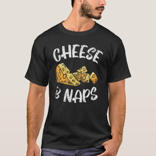 Camiseta Queijo E Sapos Queijo Queijo Comida De Leite (Frente)