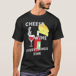 Camiseta Queijo E Vinho Tudo Bem Queijo
