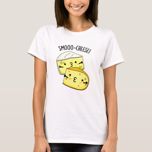 Camiseta Queijo Engraçado De Fumos (Frente)