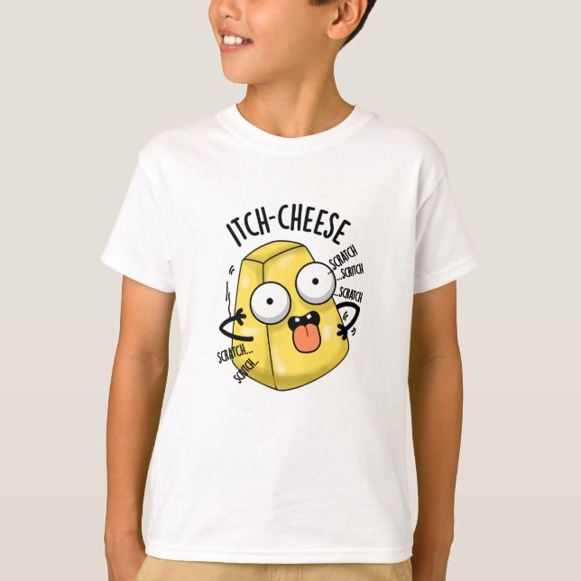 Camiseta Queijo Engraçado de Queijo Engraçado de Queijo (Frente)