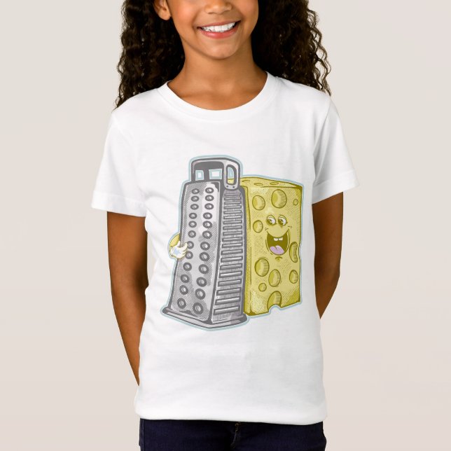 Camiseta Queijo engraçado e pasta de queijo (Frente)