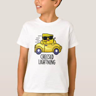 Camiseta Queijo Engraçado Relâmpago