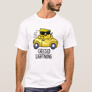 Camiseta Queijo Engraçado Relâmpago