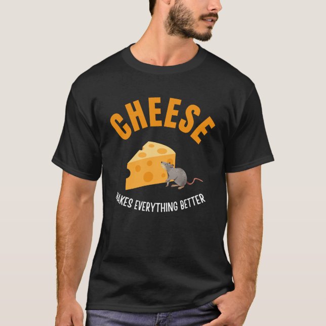 Camiseta Queijo faz tudo melhor (Frente)