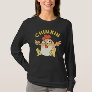 Camiseta Queijo Gordo Chimkin Derpy Chicken Farmer