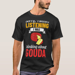 Camiseta Queijo Gouda Fumado Queso Fritado Funny_1