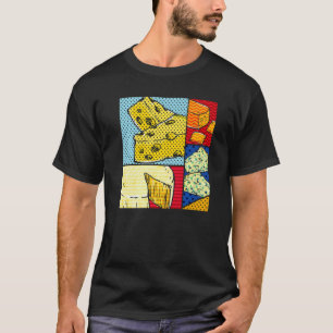 Camiseta Queijo Gouda Snack Foodie Cheddar Pop