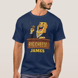 Camiseta Queijo Grande Personalizável