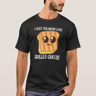 Camiseta Queijo Grelado Gato Para Masculinas Pão De Brama