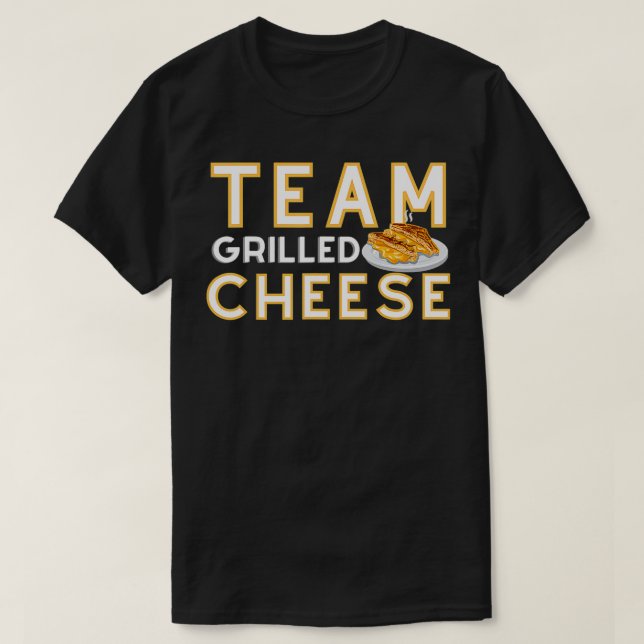 Camiseta Queijo grelhado da equipe (Frente do Design)
