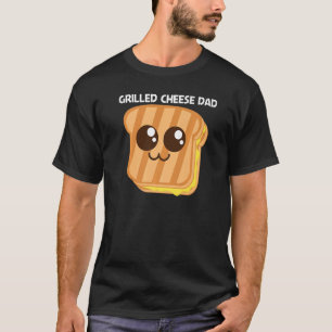 Camiseta Queijo Grelhado Gelado De Pai Pão De Brado