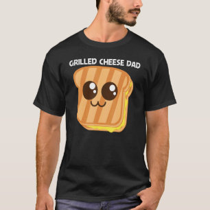 Camiseta Queijo Grelhado Gelado De Pai Pão De Brado
