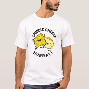 Camiseta Queijo Hurray Engraçado Queijo Engraçado
