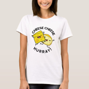 Camiseta Queijo Hurray Engraçado Queijo Engraçado