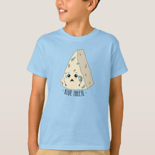 Camiseta Queijo Lover Engraçado Sad Blue Cheese Comida Slog