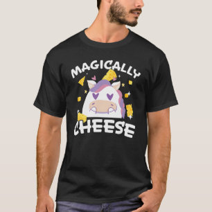 Camiseta Queijo magicamente mozzarella Cheddar Unicor