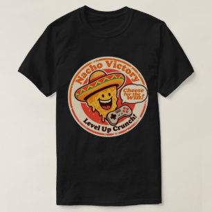 Camiseta Queijo para a Vitória Funny Gamer Nacho