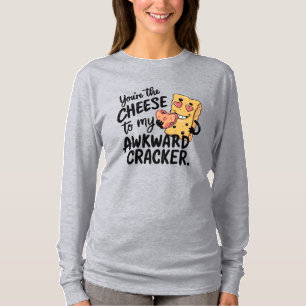 Camiseta Queijo para o Meu Desajeitado   Valentim Divertido
