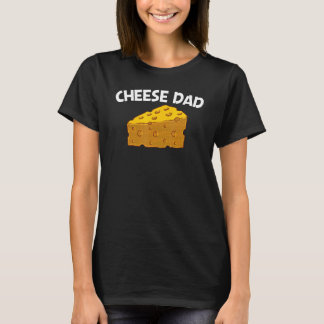 Camiseta Queijo Para Pai Padre Ricotta Queijo Eu Adoro Quei