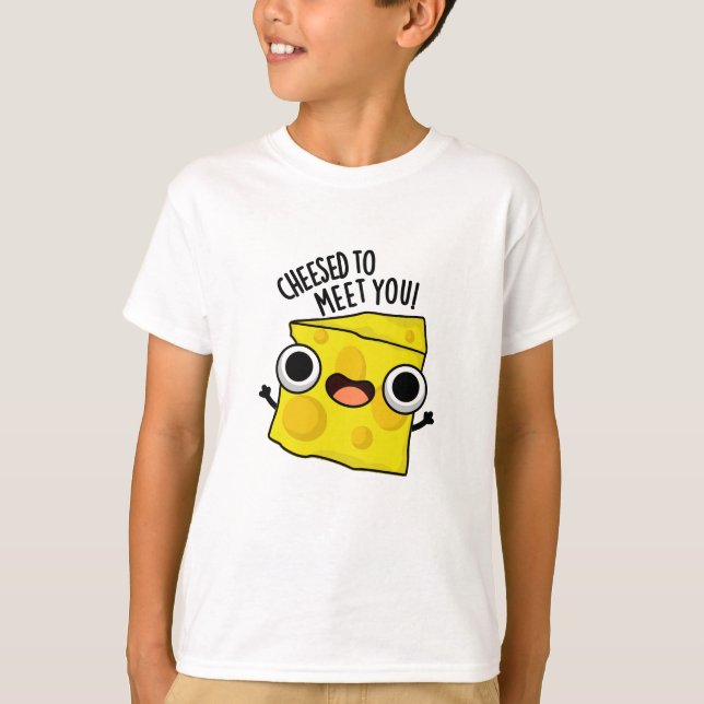Camiseta Queijo Para Te Encontrar Comidas Engraçadas (Frente)