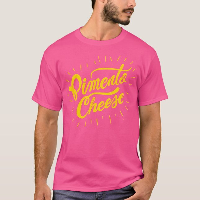 Camiseta Queijo Pimento de Golfe Divertido (Frente)