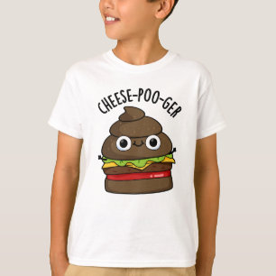 Camiseta Queijo-Poo-ger Engraçado Pun
