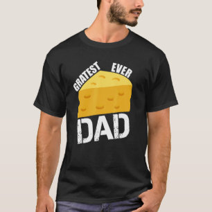 Camiseta Queijo Pun Gratest Eternamente Pai Diversão Dizend