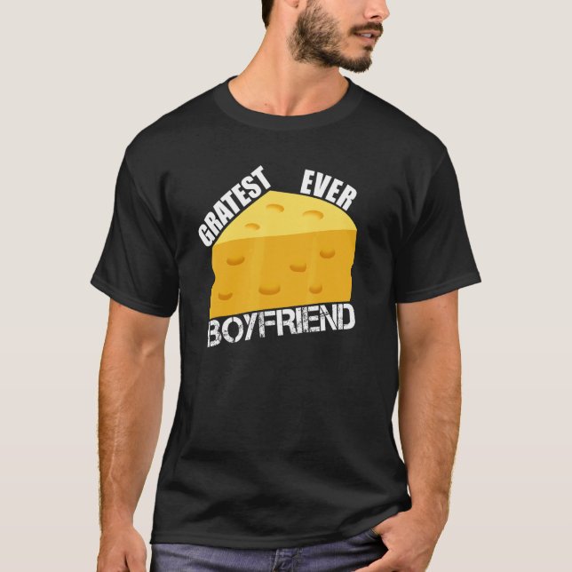 Camiseta Queijo Pun Gratest Ever Namorado Say Namorando H (Frente)