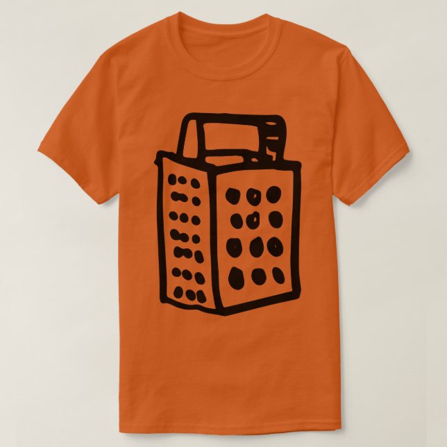 Camiseta Queijo Retro Grater (Frente do Design)