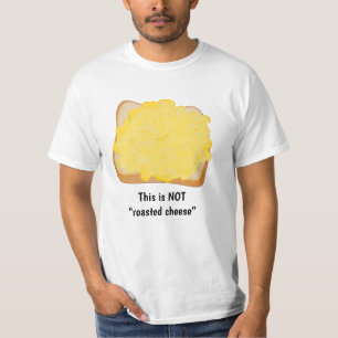 Camiseta Queijo "torrado" no torrado - lanche grelhado