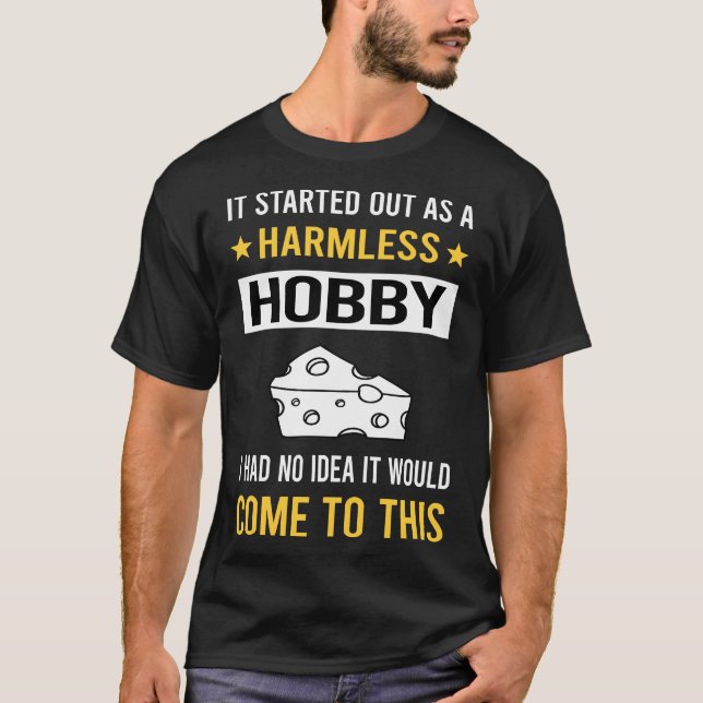Camiseta Queijos que emitem queijo com hobby sem hétero (Frente)