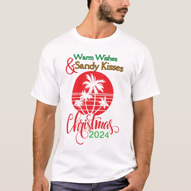 Camiseta Queijos Quentes e Kisses Amarrados - Natal de 2024 (Frente)