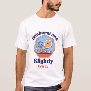 Camiseta Queimado e ligeiramente crocante