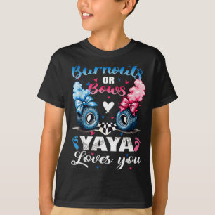 Camiseta Queimaduras ou arcos yaya ama você revelação de gê
