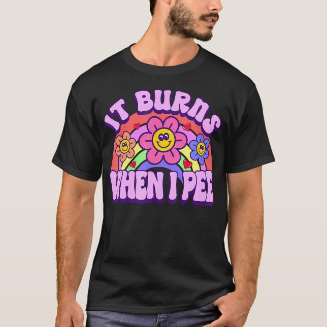 Camiseta Queimam-Se Quando Peço Engraçados E Sarcásticos Ir (Frente)