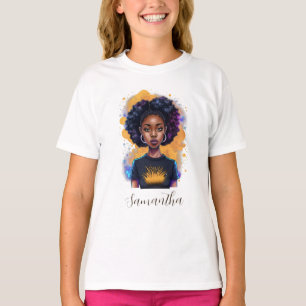 Camiseta Queimando a mulher afro