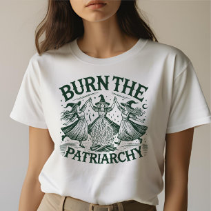 Camiseta Queimar as Bruxas Patriarcas