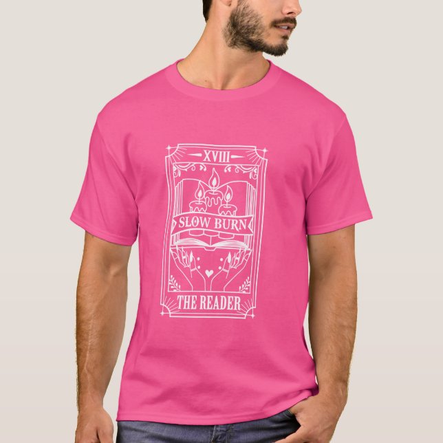 Camiseta Queimar Devagar O Livro De Seleção Da Placa Tarot  (Frente)
