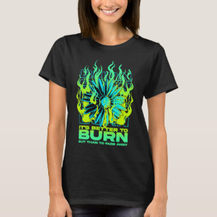 Camiseta Queimar o Suicídio de Girassol Prevenção à Saúde M