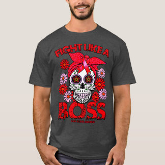 Camiseta Queimar Vítimas A Consciência luta como um chefe