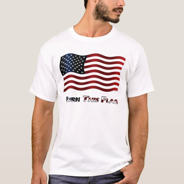 Camiseta Queime esta bandeira (Frente)
