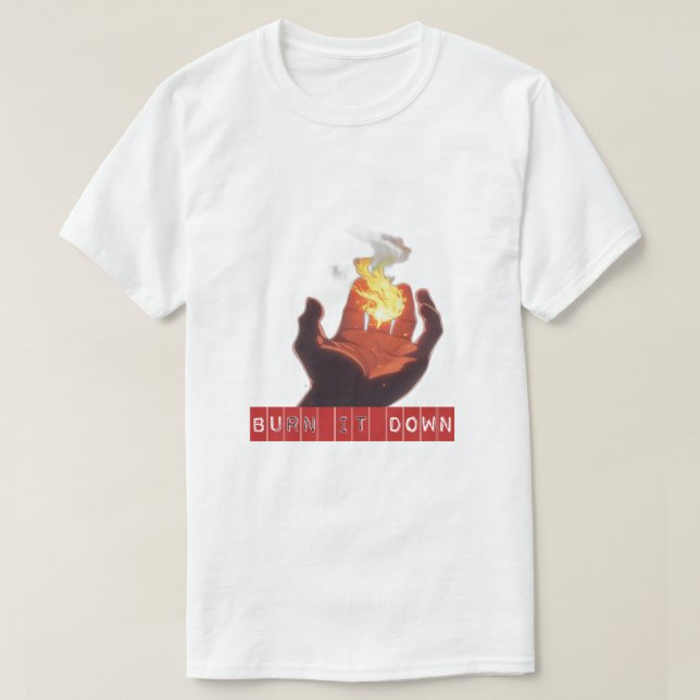 Camiseta Queime Tudo (Frente do Design)
