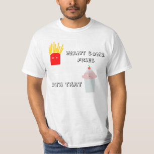 Camiseta Queira fritadas com esse t-shirt do valor da